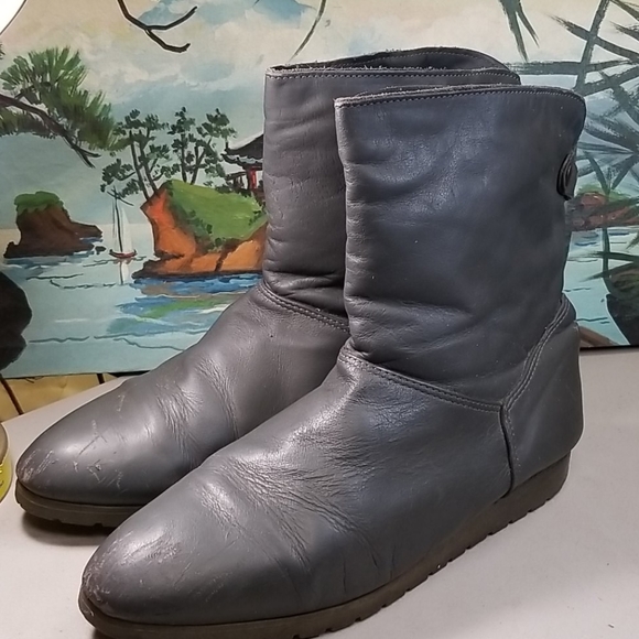 Blondo | Shoes | Blondo Gray Leather 